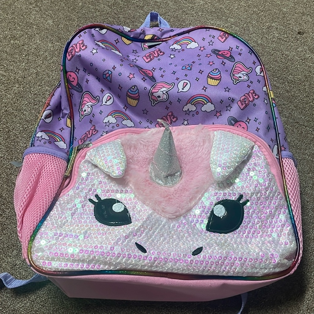 NWOT unicorn backpack